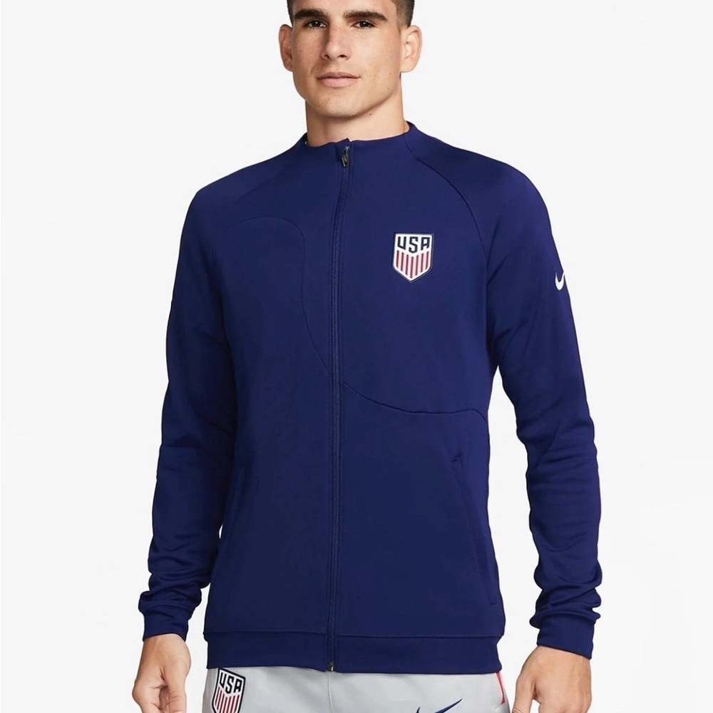 Nike Men’s Team USA Training Soccer On-Field Jacket Slim Fit Size XL DH4752-421